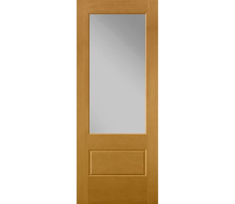 Great Falls 3 Quaters Light Fiberglass Entry Door