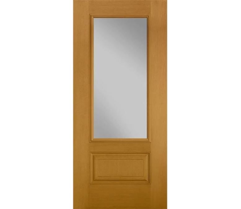 Great Falls Three Quaters light Fiberglass Entry Door