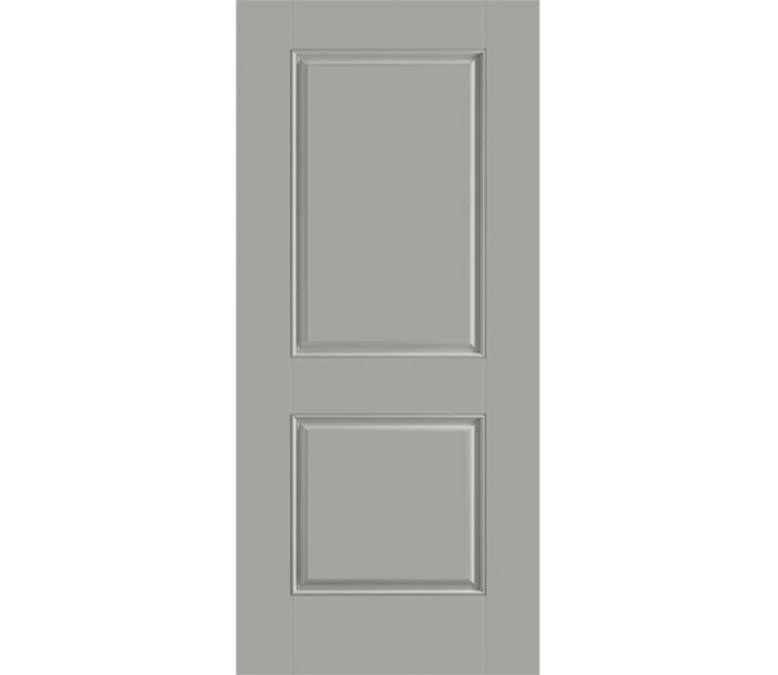 Great Falls Two Panel Square Fiberglass Entry Door